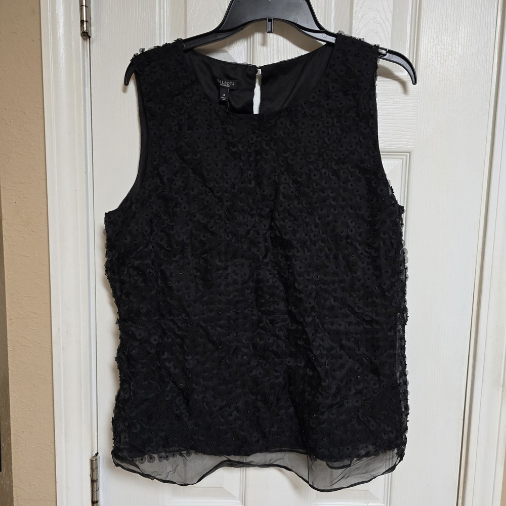 Talbots Sleeveless‎ Top NWT Size 14 Lined